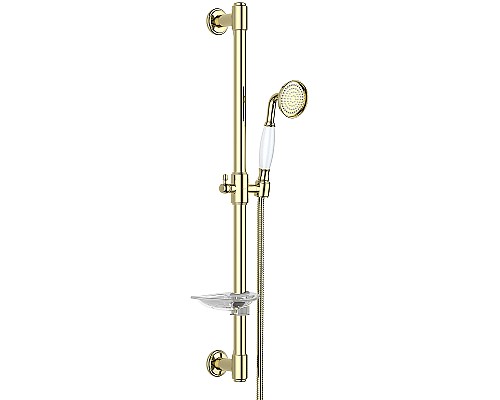Душевой гарнитур Aquatek Классик 1 jet AQ2020PG Полированное золото