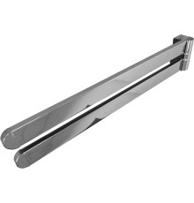 Полотенцедержатель Altasan Лотос ЛТ61Х двойной поворотный Хром