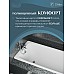 Чугунная ванна Delice Biove 170x75 DLR220509RB с черными матовыми ручками без антискользящего покрытия