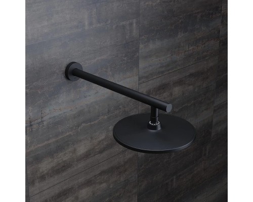 Кронштейн для верхнего душа Iddis Optima Home Черный матовый