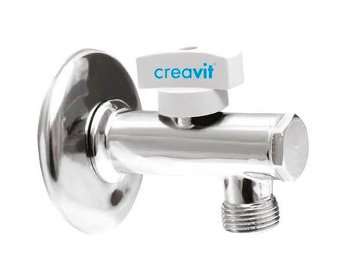 Запорный вентиль Creavit Хром