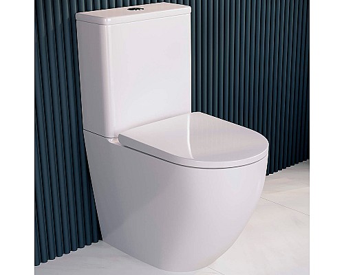 Унитаз компакт RGW SW-03 67420103-01 с бачком и сиденьем Микролифт