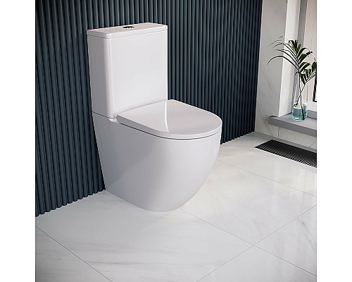 Унитаз компакт RGW SW-03 67420103-01 с бачком и сиденьем Микролифт