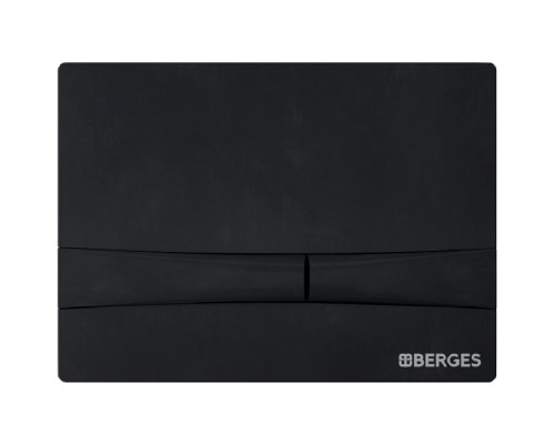 Комплект унитаза Berges Ventas Rimless с инсталляцией Novum с сиденьем Микролифт и Черной SoftTouch клавишей смыва