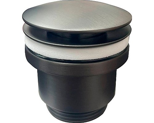 Донный клапан Haiba HB64-3 click-clack Оружейная сталь