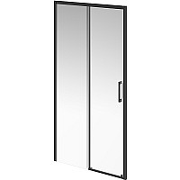 Душевая дверь Kerama Marazzi Vetro 100 VE.100.SD.BLK.M профиль Черный матовый стекло прозрачное