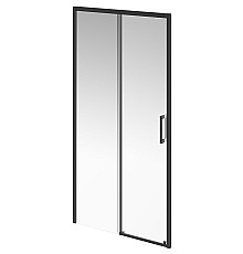Душевая дверь Kerama Marazzi Vetro 100 VE.100.SD.BLK.M профиль Черный матовый стекло прозрачное