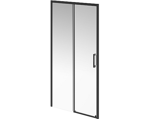 Душевая дверь Kerama Marazzi Vetro 100 VE.100.SD.BLK.M профиль Черный матовый стекло прозрачное Душевая дверь Kerama Marazzi Vetro 100 VE.100.SD.BLK.M профиль Черный матовый стекло прозрачное