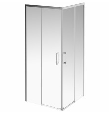 Душевой уголок Kerama Marazzi Vetro 90x90 профиль Хром стекло прозрачное