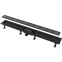 Душевой лоток Kerama Marazzi 85 APZ10BLACK-850KM с Черной матовой решеткой
