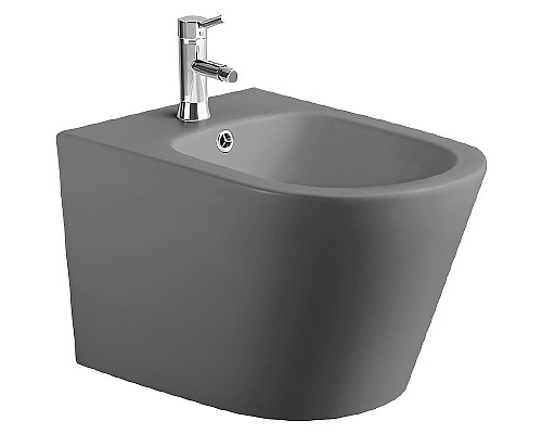 Биде Aquatek Вега AQ1057-MG подвесное Серое матовое