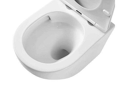 Комплект унитаза с инсталляцией Aquatek Set Aquatek Европа T KDI15 с сиденьем Микролифт и Белой клавишей смыва