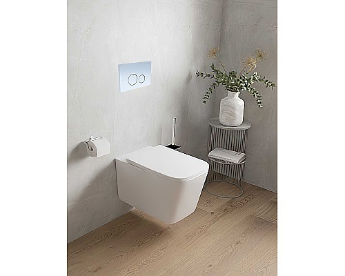 Комплект унитаза с инсталляцией Aquatek Set Aquatek Европа T KDI15 с сиденьем Микролифт и Белой клавишей смыва