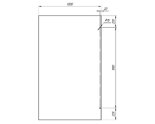 Душевая перегородка Radomir Walk-in G1 120 1-10-0-0-0-1911 профиль Хром стекло матовое