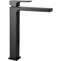 Смеситель для раковины Remer Absolute AU11LCFP Черный брашированный хром