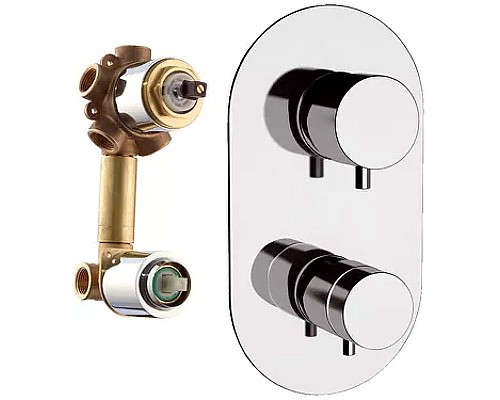 Смеситель для душа Remer Elegance NT94 с термостатом Хром