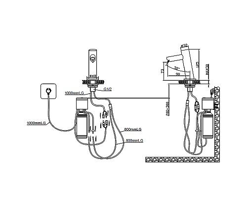 Диспенсер для жидкого мыла Nofer 03113.B Хром