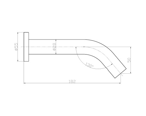 Кран для одного типа воды Nofer 07265.B Хром