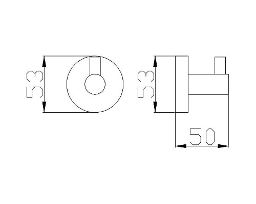 Крючок Rav Slezak Colorado COA0100 Хром