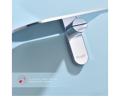 Держатель туалетной бумаги Raglo R300.03 с полкой Хром