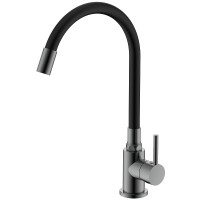 Смеситель для кухни Splenka S201.4406.09 Графит матовый Черный