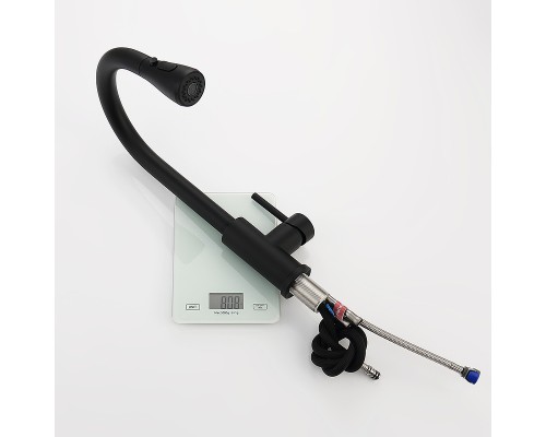 Смеситель для кухни Splenka S203.49.06 Черный матовый