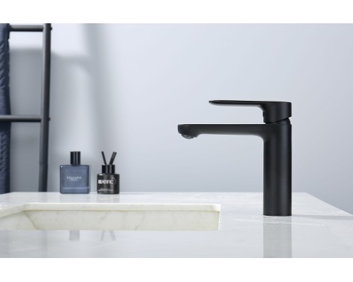 Смеситель для раковины Splenka S222.10.06 Черный матовый