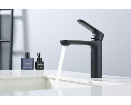 Смеситель для раковины Splenka S222.10.06 Черный матовый