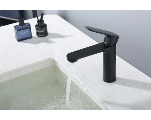 Смеситель для раковины Splenka S222.10.06 Черный матовый