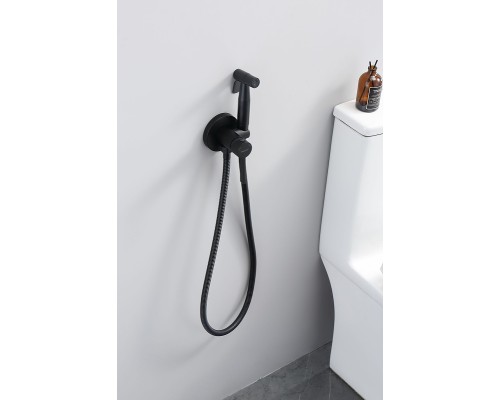 Гигиенический душ со смесителем Splenka S221.52.06 Черный матовый