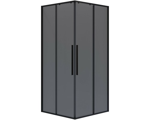 Душевой уголок Niagara Nova 80х80 NG-2822-34BLACK профиль Черный матовый стекло тонированное