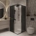 Душевой уголок Niagara Nova 80х80 NG-2822-34BLACK профиль Черный матовый стекло тонированное