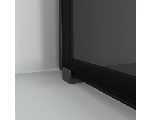 Душевой уголок Niagara Nova 80х80 NG-2822-34BLACK профиль Черный матовый стекло тонированное