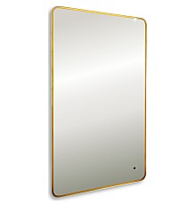 Зеркало Silver Mirrors Incanto 60 LED-00002558 с подсветкой Золото с бесконтактным выключателем и диммером