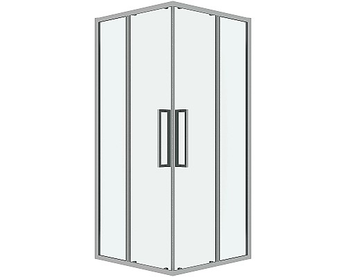 Душевой уголок Grossman Cosmo 80х80 300.K33.02.8080.10.00 профиль Хром стекло прозрачное