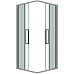 Душевой уголок Grossman Cosmo 80х80 300.K33.02.8080.10.00 профиль Хром стекло прозрачное