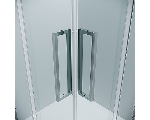 Душевой уголок Grossman Cosmo 80х80 300.K33.02.8080.10.00 профиль Хром стекло прозрачное