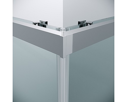Душевой уголок Grossman Cosmo 80х80 300.K33.02.8080.10.00 профиль Хром стекло прозрачное