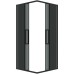 Душевой уголок Grossman Cosmo 80х80 300.K33.02.8080.21.10 профиль Черный матовый стекло тонированное