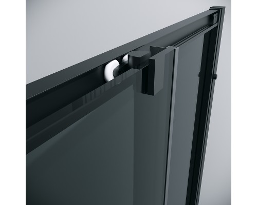Душевой уголок Grossman Cosmo 80х80 300.K33.02.8080.21.10 профиль Черный матовый стекло тонированное