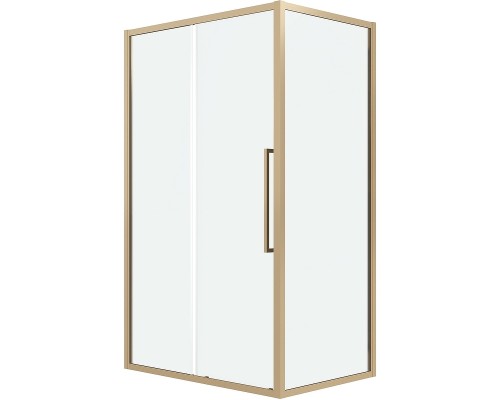 Душевой уголок Grossman Cosmo 100х80 120.K33.02.1080.32.00 профиль Золото сатин стекло прозрачное