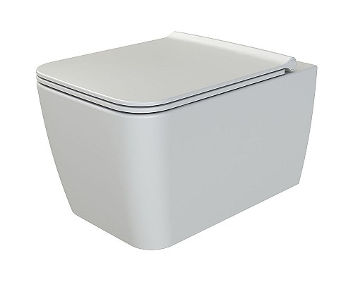 Унитаз биде Boheme Zen 967-SET-2-W подвесной Белый глянец с сиденьем Микролифт