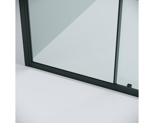 Душевая дверь Grossman Cosmo 110 100.K33.02.110.21.00 профиль Черный матовый стекло прозрачное