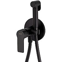 Гигиенический душ со смесителем Remer Energy EY65WNO Черный матовый