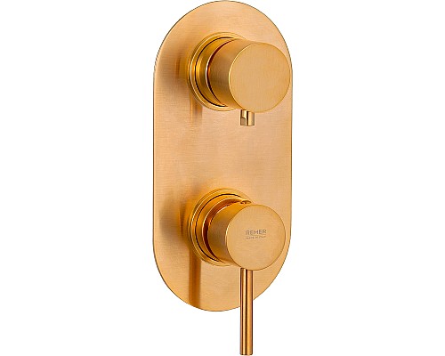 Смеситель для душа Remer X-Style X93KBBG Золото брашированное