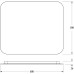 Зеркало Defesto Opti 60x50 с подсветкой 19W-4500К/Сенсорный выключатель/Нейтральный белый свет