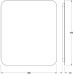 Зеркало Defesto Opti 60x70 с подсветкой 23W-4500К/ИК - выключатель/Нейтральный белый свет