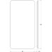 Зеркало Defesto Opti 60x120 с подсветкой 34W-4500К/ИК - выключатель/Нейтральный белый свет