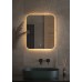 Зеркало Defesto Opti 50x60 с подсветкой 19W-3000К/Сенсорный выключатель/Теплый белый свет