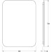Зеркало Defesto Opti 50x70 с подсветкой 21W-3000К/ИК - выключатель/Теплый белый свет